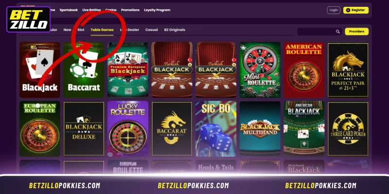 Understanding the Betzillo Table Game Portfolio